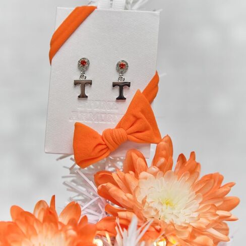 Stone Armory Earrings for University of Tennessee Jewelry Gifts for Women, Graduation – Stainless Steel Skin-Friendly UT Volunteers drop earrings in Saudi Arabia