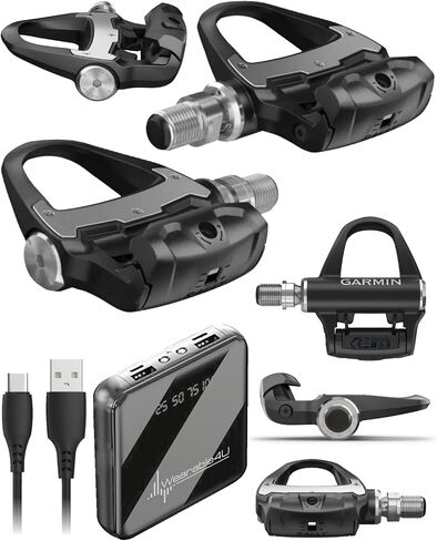 Garmin Rally RS100 دواسات عدادات الطاقة أحادية الاستشعار ، قياس موثوقة للطاقة والإيقاع ، غير متوافق مع Shimano ، سهولة التثبيت ، قابلة للترقية إلى ثن in Saudi Arabia