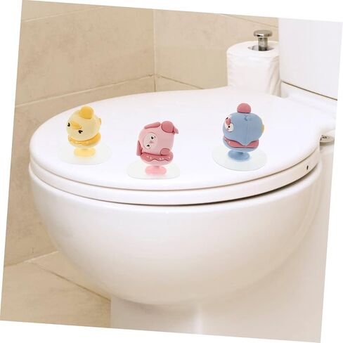 3pcs Toilet Cover Lifter Knobs No Punching Sticky Handle for Bathroom Decorative Toilet Lid Lift Tool Keep Hands Easy to Use Home in Saudi Arabia