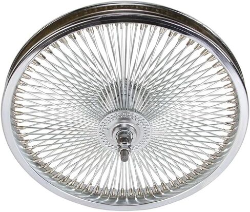 Lowrider Bike 16 Steel Front Wheel 144 Spoke 14g UCP 3/8 Axle Single Wall Chrome. in Saudi Arabia