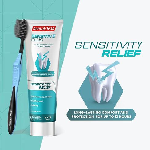 Pack of 4 Toothpaste Gel - Sensitivity Relief - Mild Mint Flavor - Protects Teeth and Reduces Sensitivity - 3.7 oz 104g in Saudi Arabia