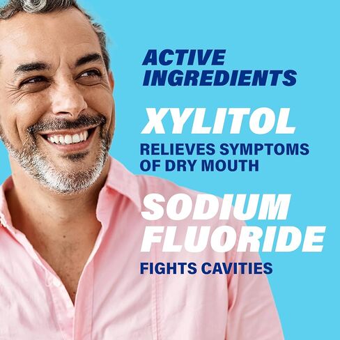 ACT Dry Mouth Anticavity Zero Alcohol Fluoride Mouthwash 18 fl. oz. Soothing Mint in Saudi Arabia