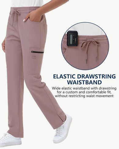 Straight Leg Scrub Pants Pewter in Saudi Arabia