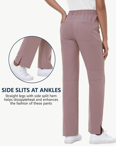 Straight Leg Scrub Pants Pewter in Saudi Arabia