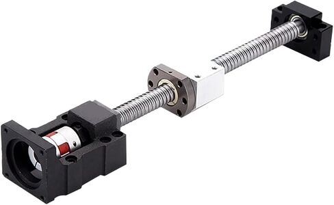 Linear Motion Ball Screw Precision Part C7 Ball Screw Kit SFU2005 L550-1000mm with Single Nut+BF15+DSG20H+Coupling+HM15-57 Motor Mount(650mm) in Saudi Arabia