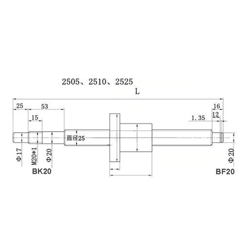 طبقة الكرة الخطية المسمار الدقة الجزء C7 كرات الكرة مجموعة SFU2510 L300-500MM مع الجوز واحد+BF20+DSG25H+اقتران+HM20-86 MOTOR MOTOR لجزء الطابعة ثلاثية الأبعاد (450 مم) in Kuwait