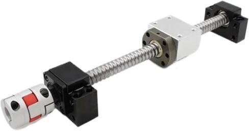 Linear Motion Ball Screw Precision Part L250-1000mm SFU1610 Ball Screw Set with Single Nut+BKBF12+DSG16H+Coupling for Parts C7 End Machined(800mm) in Saudi Arabia