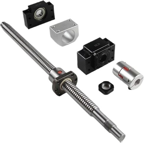 Linear Motion Ball Screw Precision Part L250-1000mm SFU1610 Ball Screw Set with Single Nut+BKBF12+DSG16H+Coupling for Parts C7 End Machined(800mm) in Saudi Arabia
