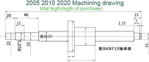 دقة كرة الحركة الخطية جزء 1050-1400 مم مجموعة المسمار الكرة 2PCS SBR20 أدلة خطية مع 4pcs SBR20UU CLOCKS+1 KIT SFU2010 (1250mm) in Saudi Arabia