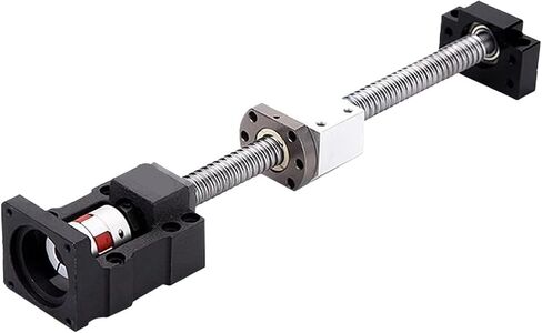 بطولة كرة محرك خطية ، الجزء C7 Ball Screw Kit SFU2505 L300-500mm مع صامد واحد+BF20+DSG25H+اقتران+HM20-86 MOTOR MOTOR لجزء الطابعة ثلاثية الأبعاد (500 مم) in Saudi Arabia
