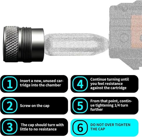 محول الغطاء السريع - CARTRIDGE QUICK Change Cap - اسطوانة استبدال الإكسسوارات المتوافقة مع BYRNA SD/LE/EP/HD in Kuwait