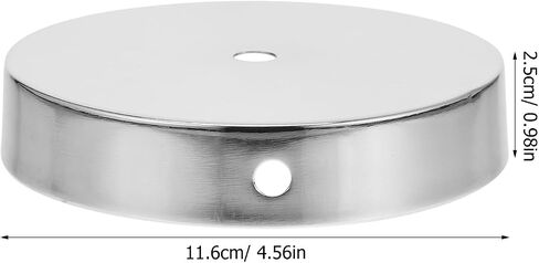 VOSAREA Round Table Lamp Base Iron Lamp Base Weight Loader Floor DIY Light Parts Accessories for Home Decor Floor Round Desktop in Saudi Arabia