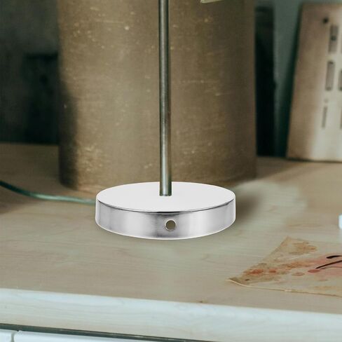 VOSAREA Round Table Lamp Base Iron Lamp Base Weight Loader Floor DIY Light Parts Accessories for Home Decor Floor Round Desktop in Saudi Arabia