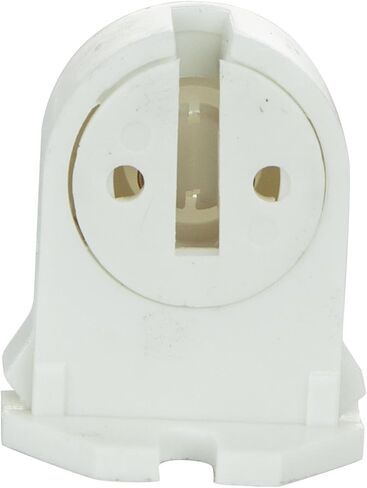 Diodesy- Non-Shunted T5 Lamp Rotary Lock Push-Up Socket for Linear Fluorescent & LED Tube Replacements White Finish Durable Construction Pack of 10 in Saudi Arabia