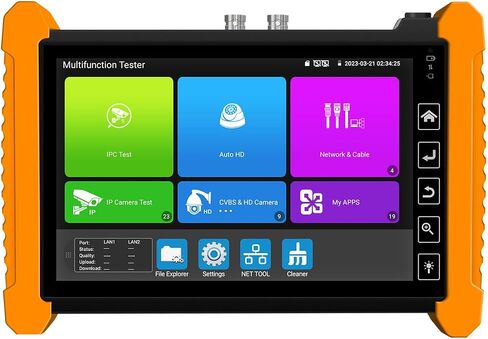 7 inch Portable Small HDMI Monitor HD 1080P VGA Monitor,Small LCD HDMI Monitor Mini Screen 1024x600,HDMI/VGA/AV Input Mini Monitor,with Speakers Earphone Jack in Saudi Arabia