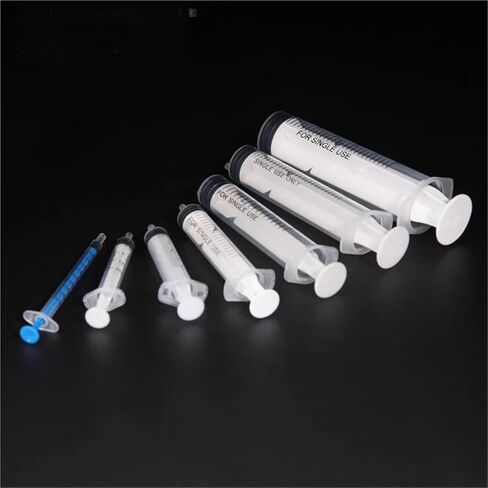 50pcs/الكثير من الحاقن البلاستيكي التغذية التغذية التغذية التغذية (1/2/2/5/10ML) (10 مل 50pcs) in Saudi Arabia