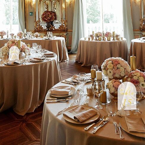 30Pcs Table Numbers 1-30, Clear 4 x 6 Inch Table Number with Stands Wedding Tables Number Display Stands for Wedding Reception Event Party Decorations in Saudi Arabia