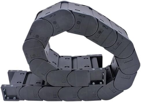 BIRAN 1-Meter Cable Drag Chain Series of J45F.1.S-enclose Type Both Side Opening(100mm,45x125 mm) in Saudi Arabia