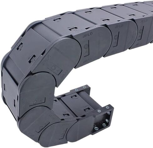 BIRAN 1-Meter Cable Drag Chain Series of J45F.1.S-enclose Type Both Side Opening(100mm,45x125 mm) in Saudi Arabia