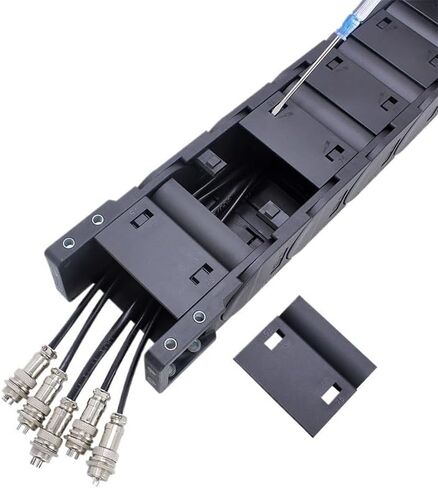BIRAN 1-Meter Cable Drag Chain Series of J45F.1.S-enclose Type Both Side Opening(100mm,45x125 mm) in Saudi Arabia