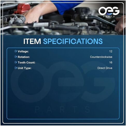 OEG Parts New Heavy Duty Starter Compatible with 1972-2002 Briggs & Stratton Engines - Cub Cadet, Sabo, Toro 7HP 8HP 10HP 11HP 12HP 12.5HP 16HP 18HP 497594, 497595, 693054, SBS0001, 41022003 in Saudi Arabia
