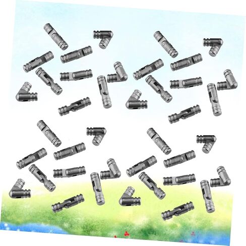LIFKOME 50pcs Heavy Duty Cylindrical Spring Hinges Silent Self-Closing Hinges for Jewelry Box and Cabinet Durable Metal Box Silver Finish in Saudi Arabia