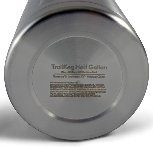 Carbonated Growler Pro Package, Gallon & Half Gallon - 18/8 Stainless Steel - Vacuum Insulated Double Wall, Craft Beverage Dispenser for Beer, Soda, Cocktails, and Kombucha in Kuwait