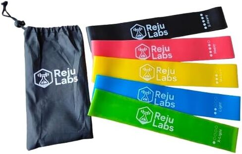 Exercise Resistance Bands Set, 5 Levels 10-50 LBS, for Strength Training and Flexibility in Saudi Arabia