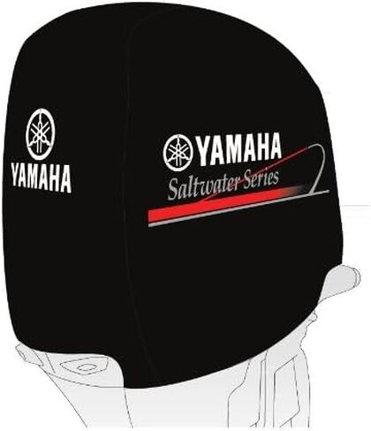 Yamaha MAR-MTRCV-CD-SS Deluxe Outboard Motor Cover - Saltwater Series Logo Fits S150-S250, SX150-SX250, L150-L250, LX150-L250, (3.1L/2.6L); New # MAR-MTRCV-11-SS Made by Yamaha in Saudi Arabia