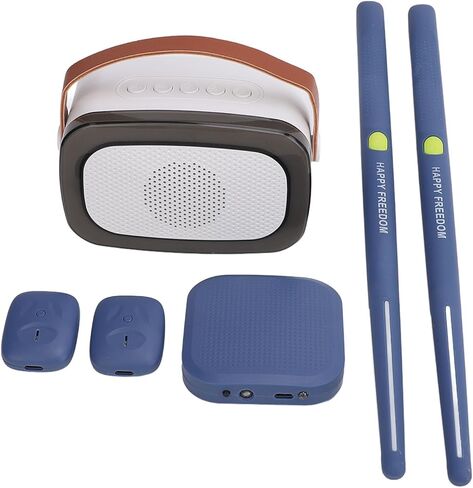 Musical Drum, Electric Air Drum, Portable Professional Virtual Drum with 3D Motion Detection for Adults, Children and Beginners (Sky Blue) in Saudi Arabia