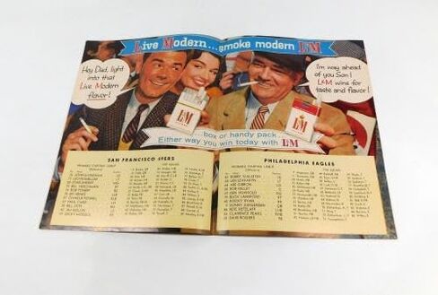 1957 فيلادلفيا إيجلز في سان فرانسيسكو 49ers برنامج كرة القدم 9-22-57-برامج اتحاد كرة القدم الأميركي in Saudi Arabia