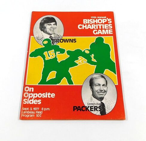 1977 Cleveland Browns في Bay Packers NFL Football Program 9-3-77-برامج اتحاد كرة القدم الأميركي in Saudi Arabia
