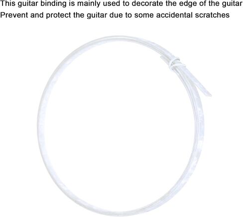 MECCANIXITY Plastic Binding Purfling Strip 1650x4x1.5mm Guitar Binding Edge Trim for Acoustic Classical Guitar White in Saudi Arabia