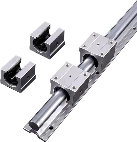Linear Motion Ball Screw Precision Part 550-1000mm Ball Screw Kit 2pcs SBR20 Linear Guides with 4pcs SBR20UU Slider Blocks+1 Kit SFU2010(950mm) in Saudi Arabia