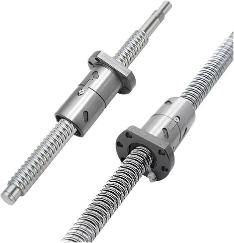 Double nut Ball Screw Control Machine Double Nut Ball Screw DFU2005 for Stepper Servo Motor Length 100mm-850mm End Processing+BF15-HM15-86 Coupler Nut Parts(800mm) in Saudi Arabia