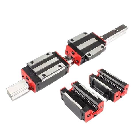 حملة الكرة الخطية المسمار الدقة الجزء الخطية 2PCS HGR20 مربع الدليل+SFU2005 الكرة برغي الكرة+4pcs الكتل عربات HGH20CA للماكينة (400 مم) in Kuwait