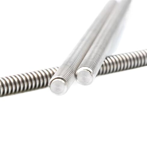 Double nut Ball Screw Control Machine 100-1000mm Lead 2mm Screw T16 Lead Screw Large Lead Trapezoidal Screw 3D Printer Part(1000mm) in Kuwait