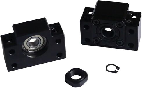 Double nut Ball Screw Control Machine SFU1605 Metal Ball Nut Ball Screw BK12 BF12 End Support Block DSG16H Nut Housing Coupling(400mm) in Saudi Arabia
