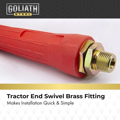 Goliath Steel 15ft 3-in-1 ABS & Power Air Line Hose - Wrapped - 7-Way Electrical Cable for Semi Truck, Trailer & Tractor, 15 Feet in Saudi Arabia