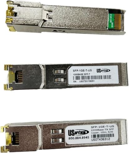 الوحدة البصرية SFP-1GE-T-US 1000BASE-TX SFP COPPER ، 100M ، RJ45 بصري إلى واجهة GIGABIT T الكهربائية in Kuwait