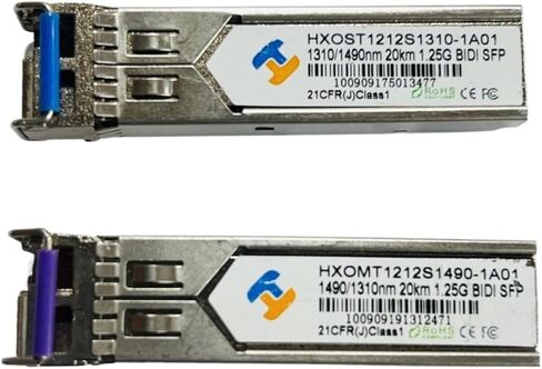 Single Fiber 1.25G Gigabit Optical Module SFP-1.25G-BIDI 1310nm/1490nm LC Interface 20KM in Saudi Arabia