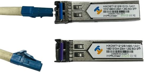Single Fiber 1.25G Gigabit Optical Module SFP-1.25G-BIDI 1310nm/1490nm LC Interface 20KM in Saudi Arabia