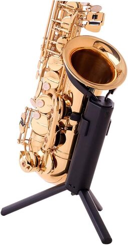 BESPORTBLE Portable Folding Alto Saxophone Stand Detachable Flute Holder Compact Blue Storage Rack for Alto and Tenor Saxophones in Saudi Arabia