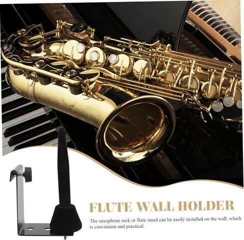 Toyandona Saxophone Display Rack Portable Alto Tenor Sax Stand مع شماعات متعددة الأغراض سهلة التثبيت للفلوت والكلارينيت متينة وتصميم لرعاية الأدوات المثلى in Saudi Arabia