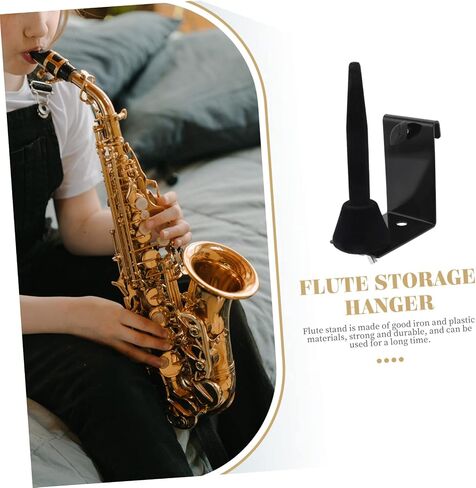 Toyandona Saxophone Display Rack Portable Alto Tenor Sax Stand مع شماعات متعددة الأغراض سهلة التثبيت للفلوت والكلارينيت متينة وتصميم لرعاية الأدوات المثلى in Saudi Arabia