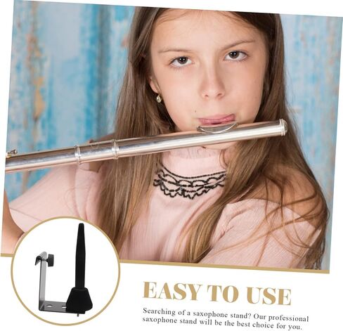 Toyandona Saxophone Display Rack Portable Alto Tenor Sax Stand مع شماعات متعددة الأغراض سهلة التثبيت للفلوت والكلارينيت متينة وتصميم لرعاية الأدوات المثلى in Saudi Arabia