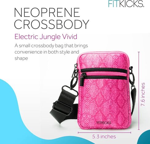 FITKICKS Crossovers Active Sport Lifestyle Crossbody Sport Water-Resistant Casual Bag Sling Purse - Nocturnal in Kuwait
