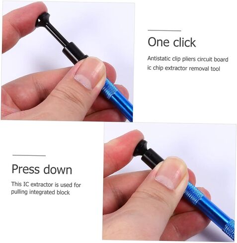Gadpiparty 3pcs IC أداة استخراج رقاقة مجموعة وظيفة الفراغ الدقة للمكونات الإلكترونية للكهربائيين ومشاريع DIY in Saudi Arabia