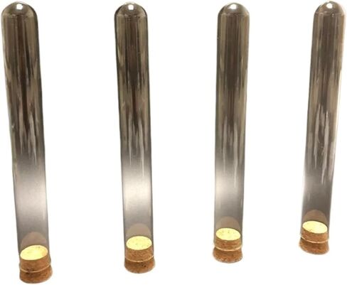 50 Pieces/Pack 20x200mm Lab Round Bottom Glass Test Tube with Cork Laboratory Glassware in Saudi Arabia