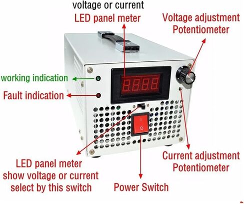 1500W 0-12V 125A AC 220V الإدخال القابل للتعديل المفرد مخصصات الطاقة AC إلى DC LED برنامج LED in Kuwait